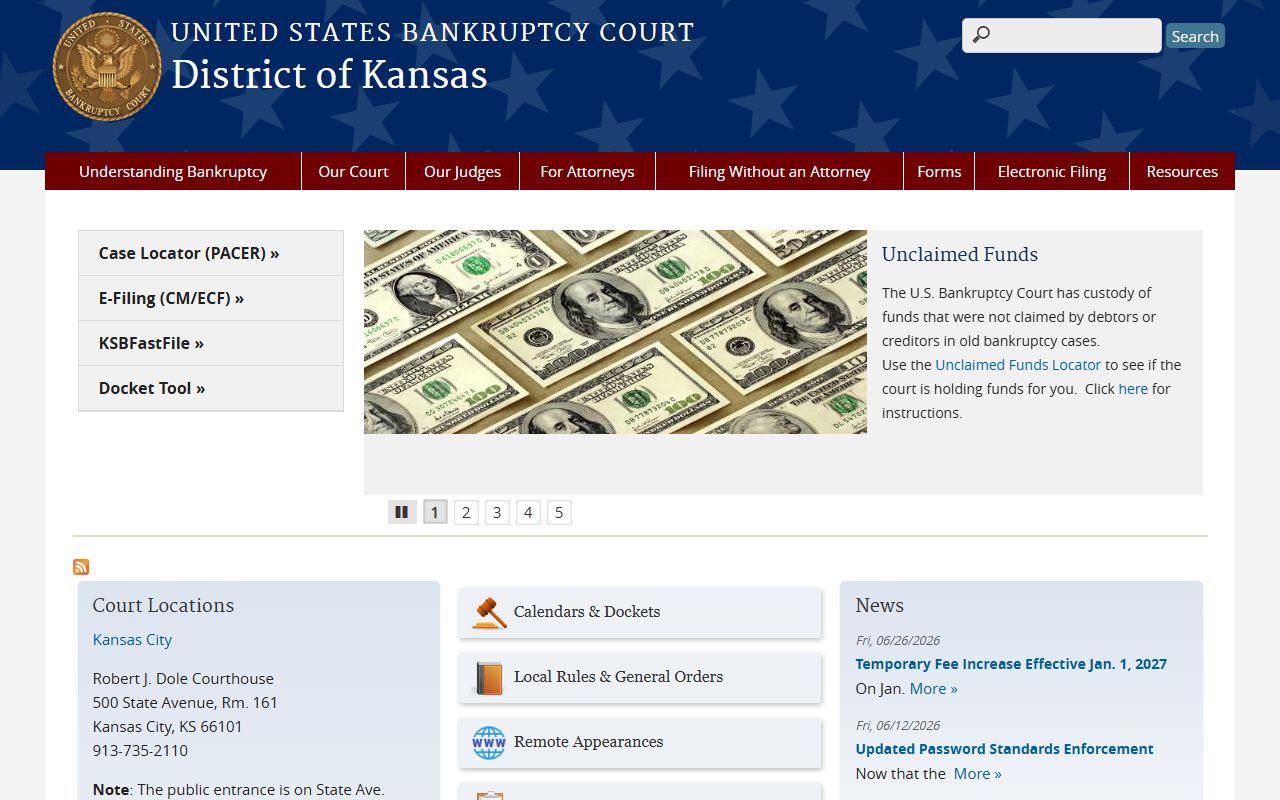 Saline County District Court federal bankruptcy court distinction